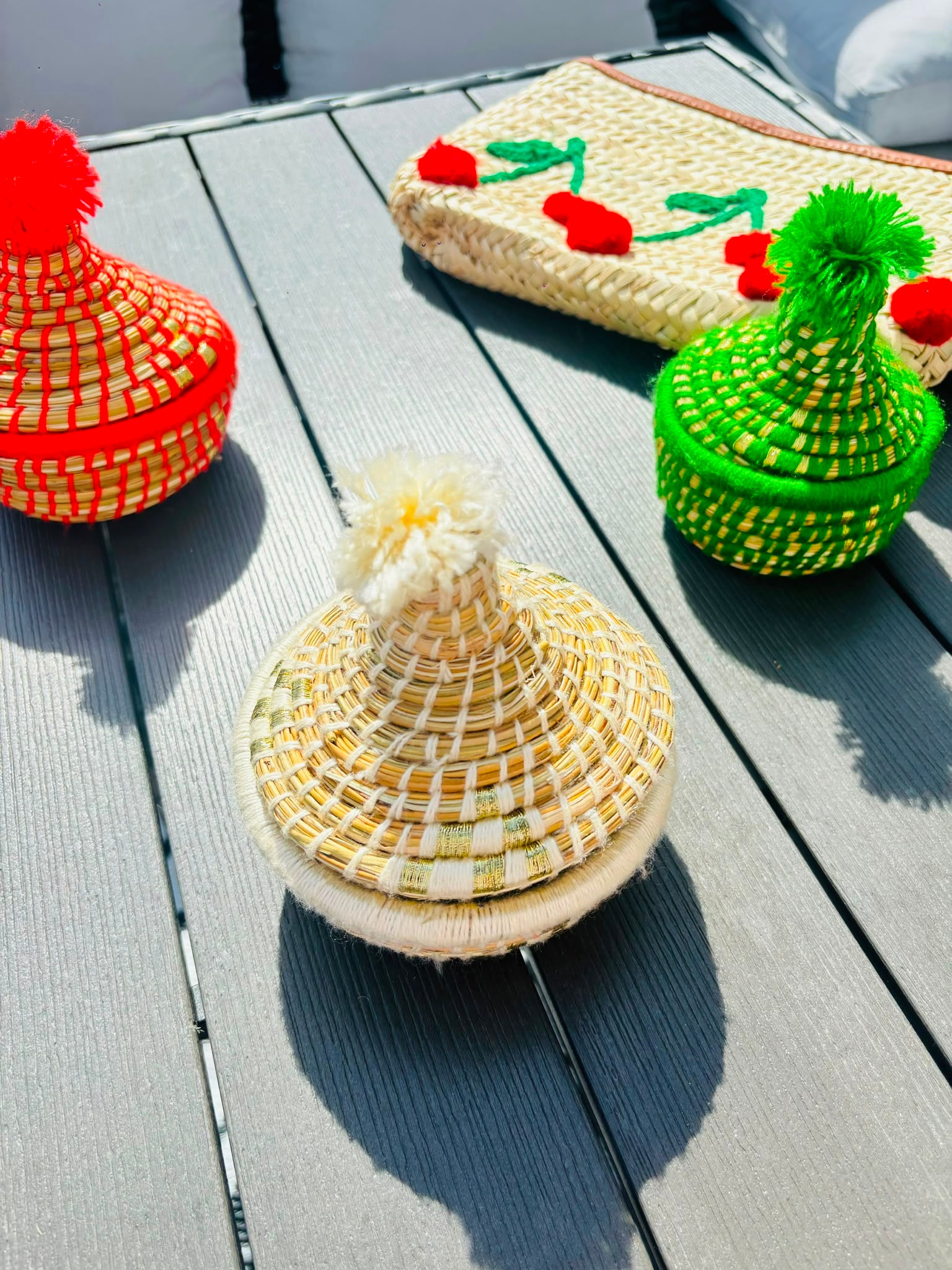 Atlas Woven Lidded Basket