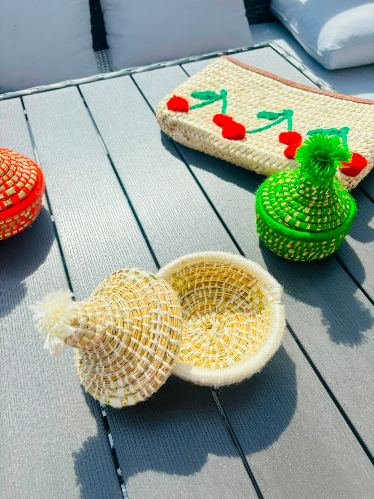 Atlas Woven Lidded Basket