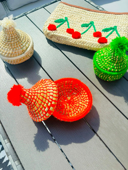 Atlas Woven Lidded Basket