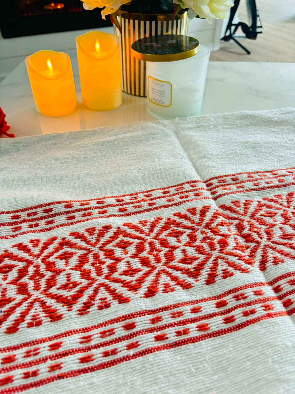 Handwoven Moroccan Pom