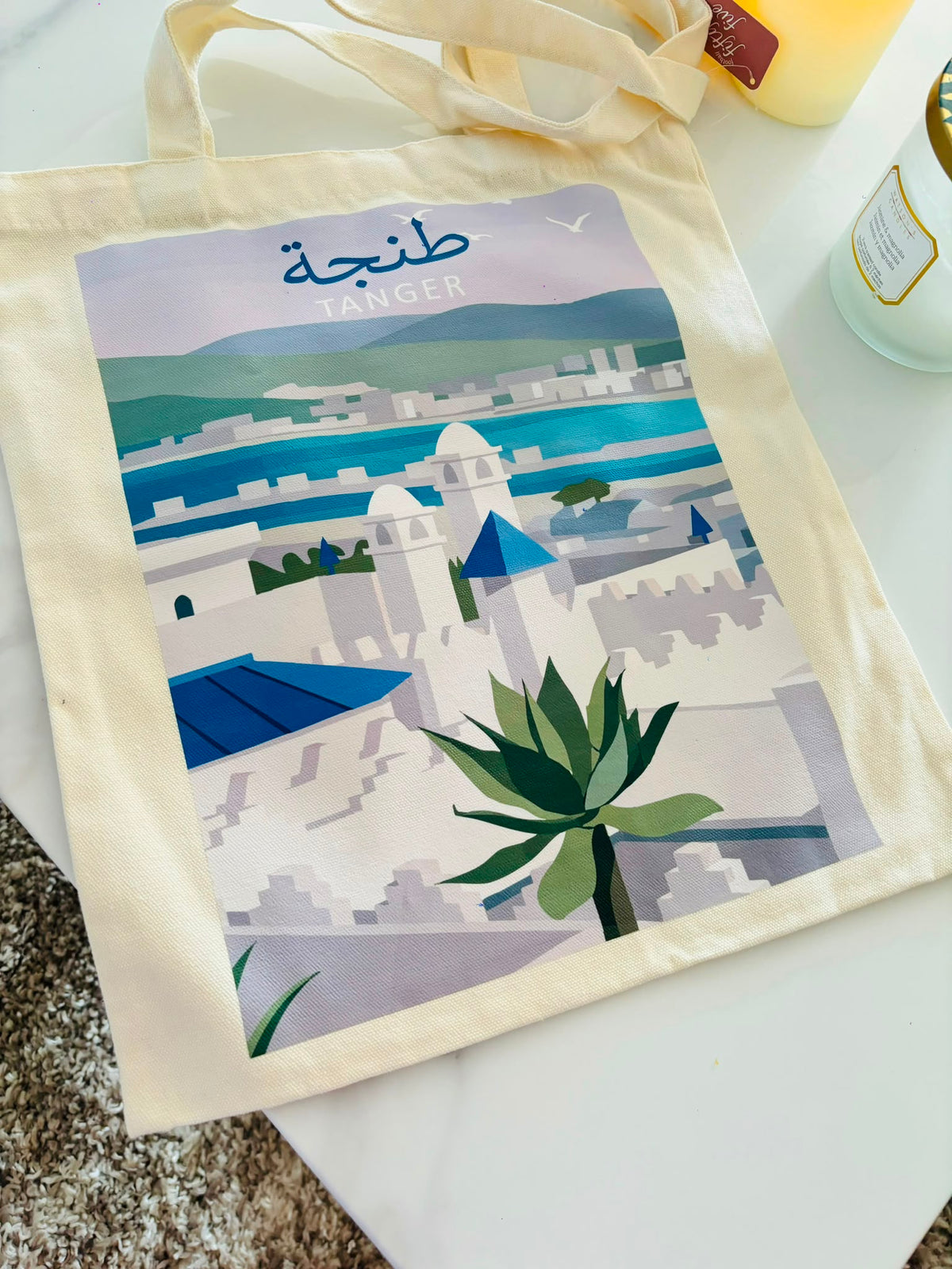 Morocco City Tote Bag