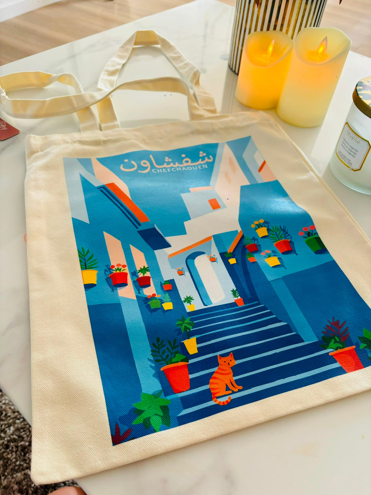 Morocco City Tote Bag