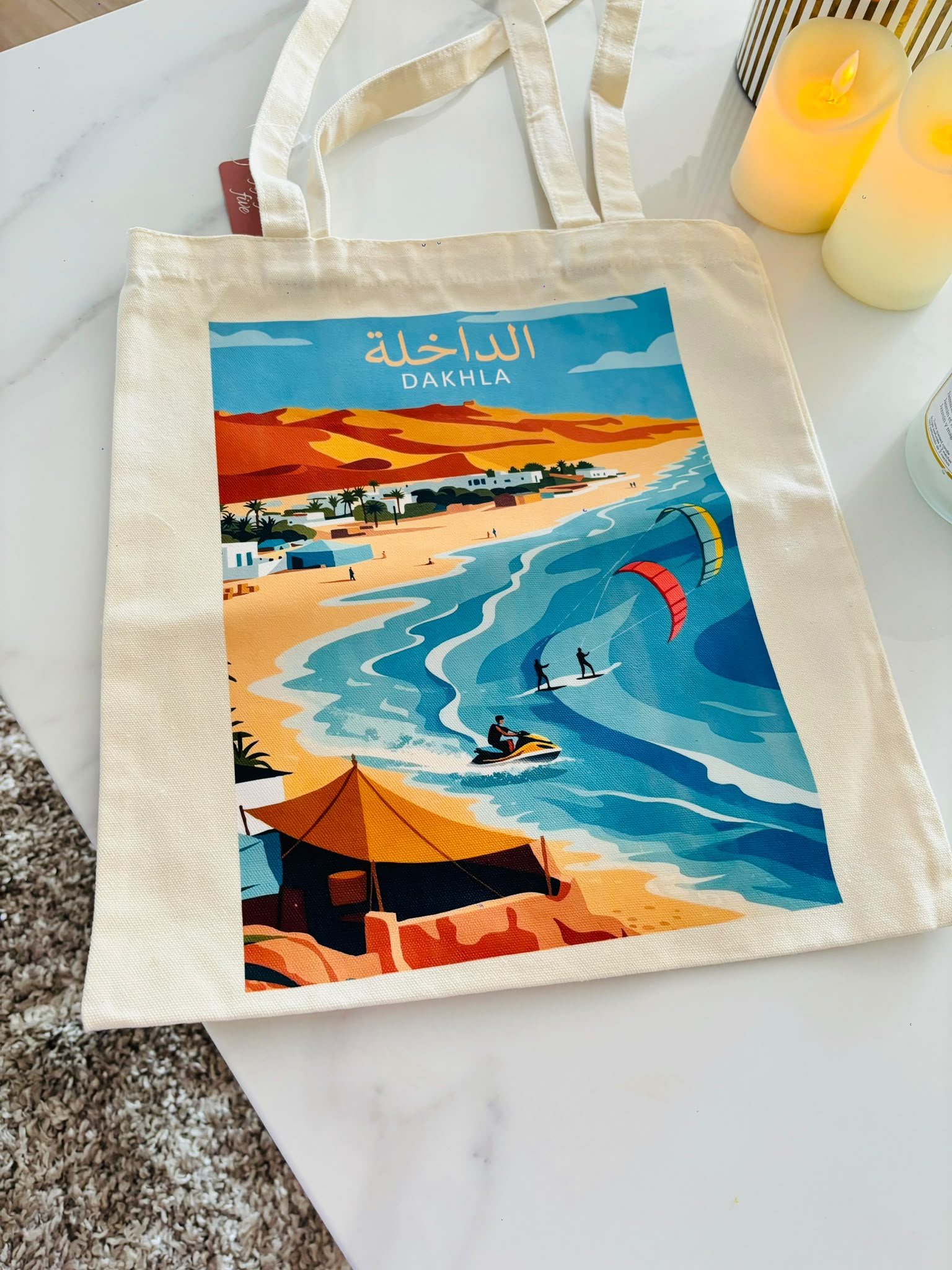 Morocco City Tote Bag