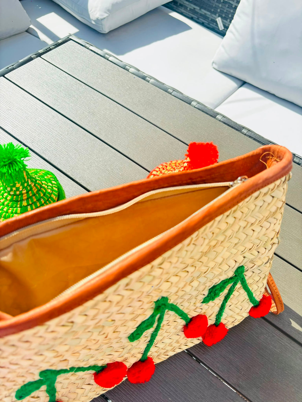 Handwoven Straw Clutch