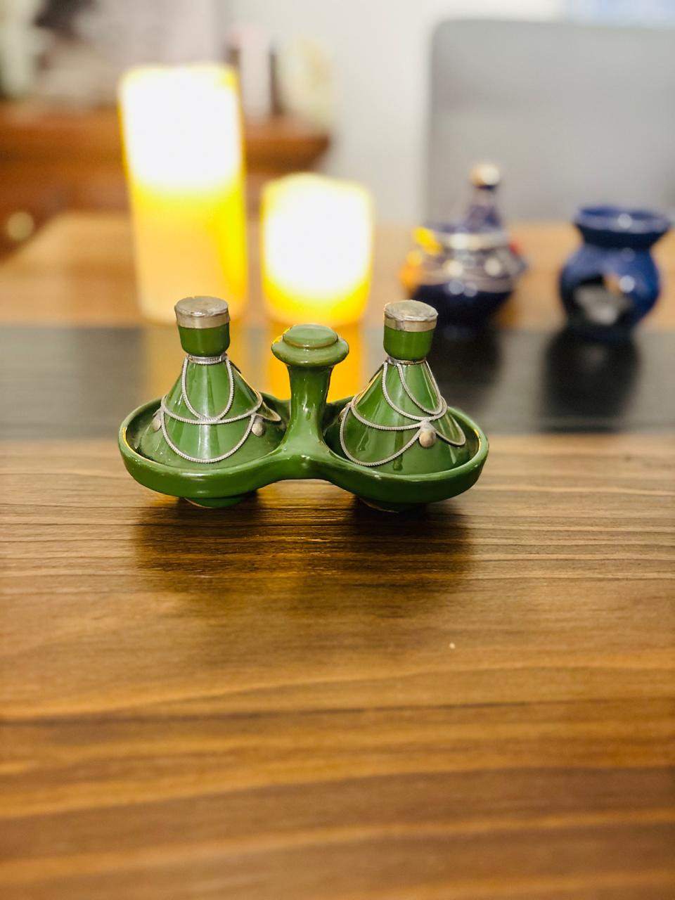 Atlas Maple Ember Duo Tajine featuring a ceramic cooking pot with a lid, designed for slow cooking and flavorful dishes.